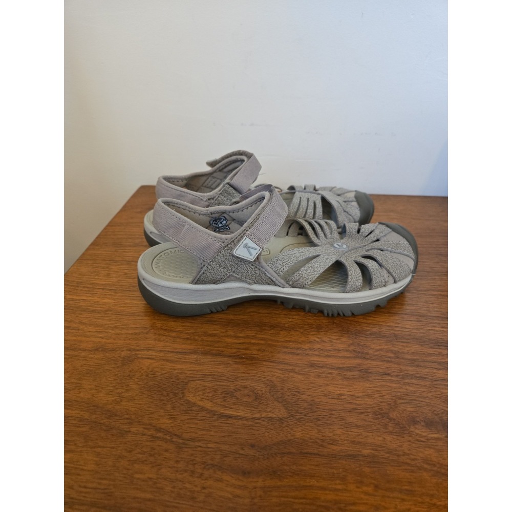 KEEN Rose Sandals Womens 6 Beige Brindle Shitake Hiking Water Shoes 1016729 - Picture 5 of 9